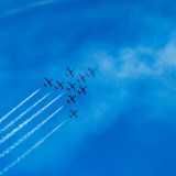 4) l�attesissima esibizione della Pattuglia acrobatica nazionale delle �Frecce Tricolori� foto 6